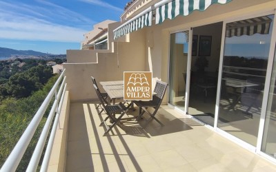 Spacious bungalow with lovely sea views in Sierra Altea Golf.